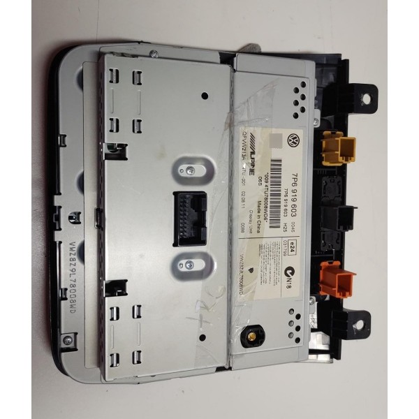 Tela Central Multimidia Vw Touareg 2013 A 2016