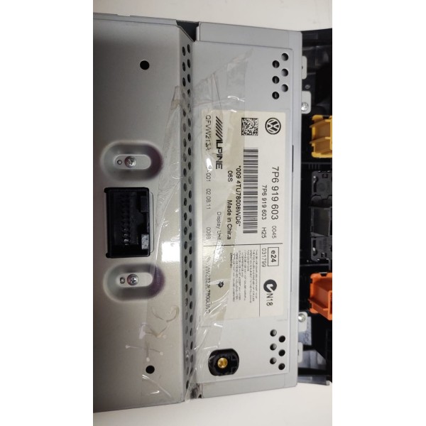 Tela Central Multimidia Vw Touareg 2013 A 2016