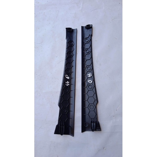 Par Acabamento Coluna Entrada De Porta Jeep Compass 17 A 20