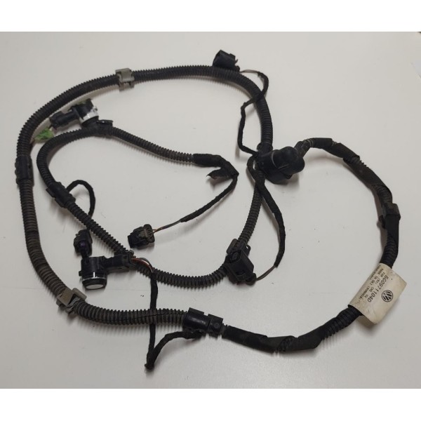 Chicote Com 2 Sensor Parachoque Traseiro Golf Tsi 2014 A 19
