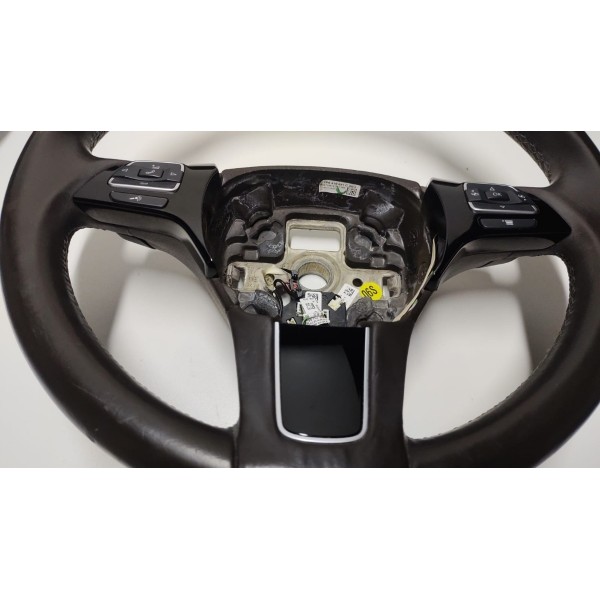 Volante Direção Vw Touareg Com Comando Radio 2012 A 2015