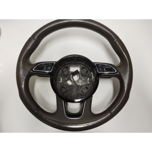 Volante Direção Audi Q3 Couro Marron Comandos Shift 8u0124b