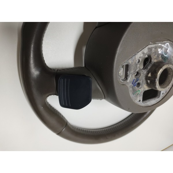 Volante Direção Audi Q3 Couro Marron Comandos Shift 8u0124b