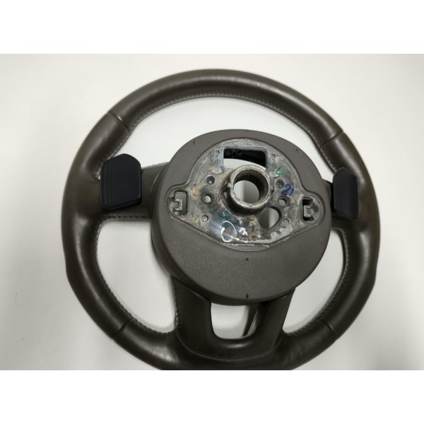 Volante Direção Audi Q3 Couro Marron Comandos Shift 8u0124b