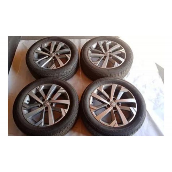 Jogo De Roda Aro 16 Original Vw Virtus Polo Tsi 205/55/r16