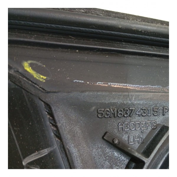 Borracha Guarnição Trilho Vidro Porta D.e Vw Golf Variant
