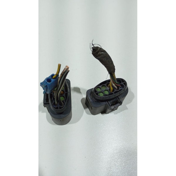 Par Plug Chicote Conector Farol Vw Jetta 12 A 17