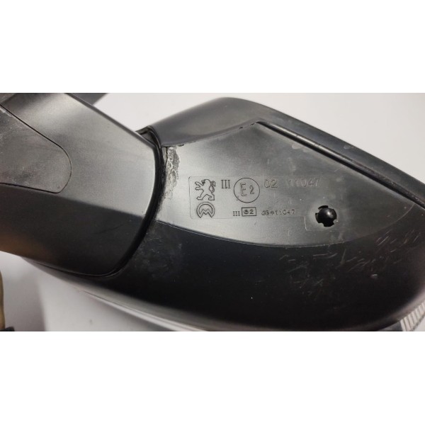 Retrovisor Manual Com Pisca Direito Peugeot 208