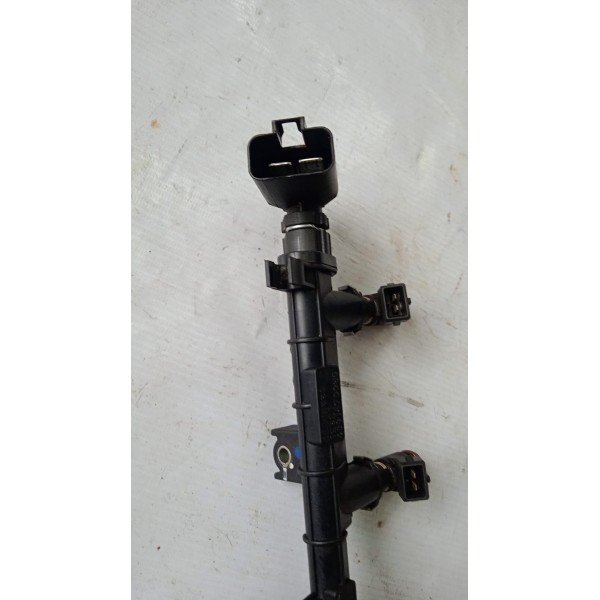 Flauta C 4 Bico Injetor 2 Sensor Fiat Strada Argo Cronos 1.3